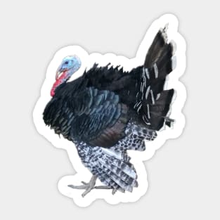 Retro Vintage Turkey Jive Thanksgiving Sticker